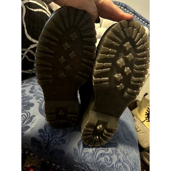 Dr Martens Quad Strap Buckle 20 Eye Knee High Size 12/EU 45 NWOT - Picture 8 of 9